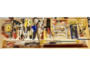 Assorted Tools Including Vintage Hand Drills