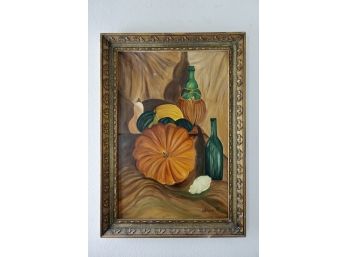 Original Still Life Painting In Period Frame