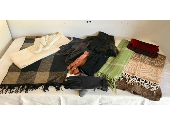 Women's Winter Scarves Including Pendleton, Leather Gloves, & More