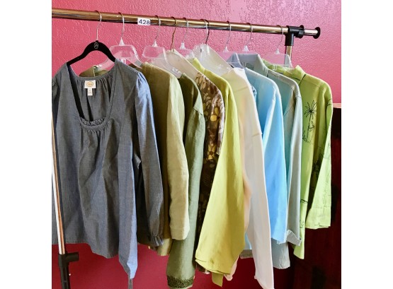 Variety Of Women's Tops, Mostly Linen