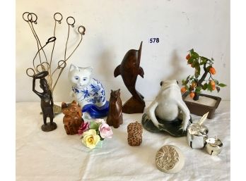 Assorted Figurines & Decor