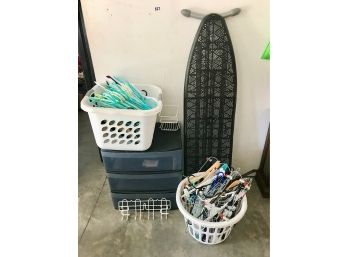 Ironing Board, 3-Drawer Storage, Laundry Baskets, Hangers, & More.