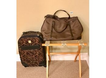 Anne Klein Carry On & Luggage Rack