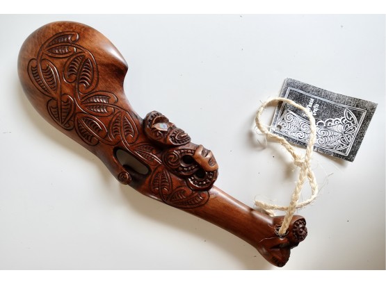 Maori Reproduction Wood Small Club Weapon