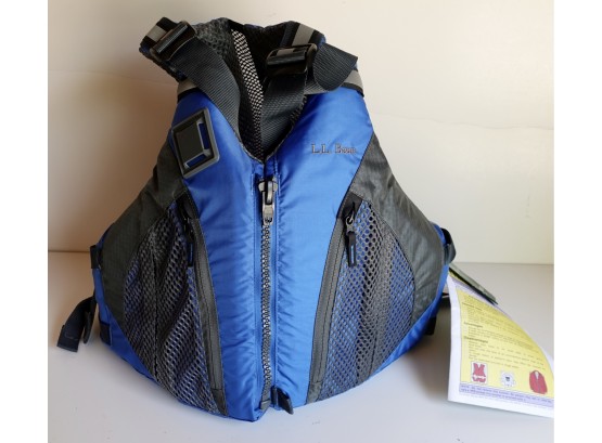Men's LL Bean PFD, Sz Med/Large, New With Tags
