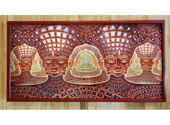 Large Alex Grey Print, 'Net Of Being'