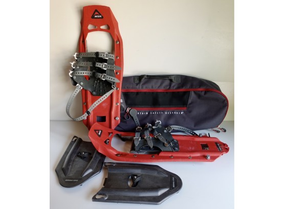 MSR Denali Evo Snowshoes With Modular Flotation Tails And Carrying Case