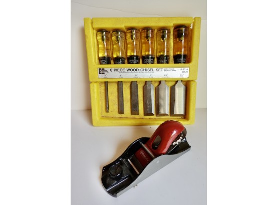 Stanley Chisel Set And Wood Planer