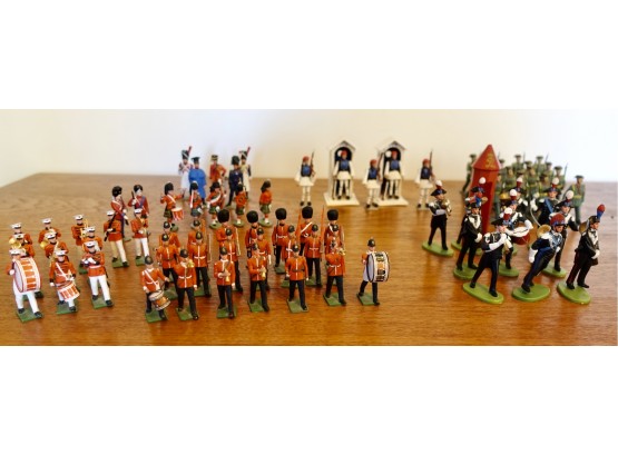 Vintage Plastic Toy Soldiers Including Britain LTD, Aohna, Reisler, & Starlux