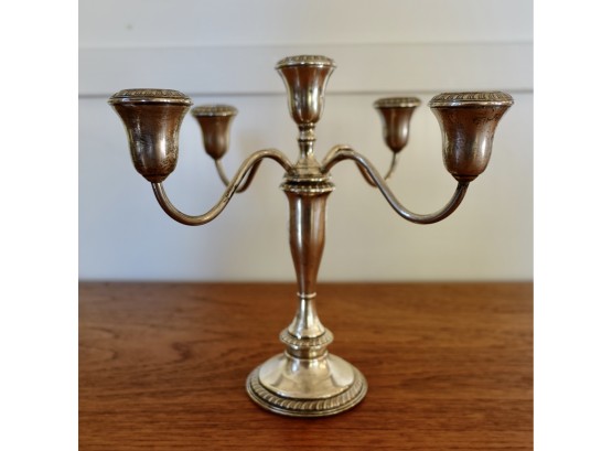 Lovely Weighted Sterling Candelabra