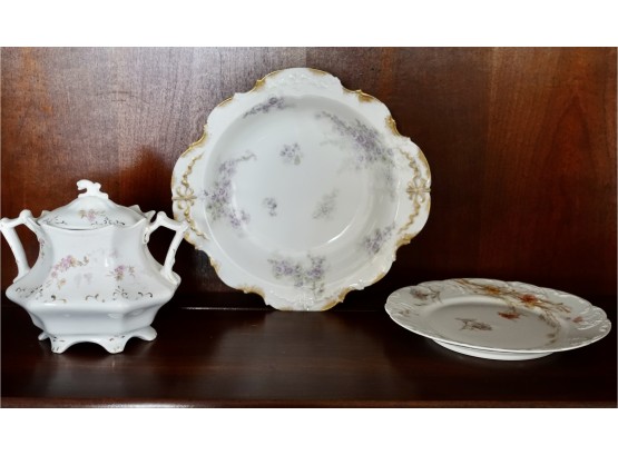 Fancy Old China Including Limoge And Grindley