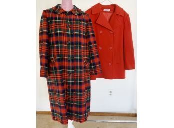 Vintage Pendleton Tartan & JG Hook Wool Coats