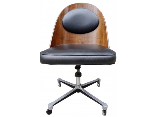 Mid Century Bent Wood Office Chair