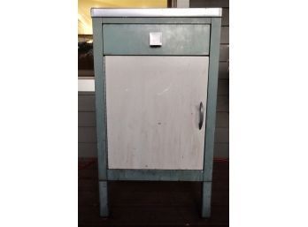 Vintage Metal Industrial Cabinet