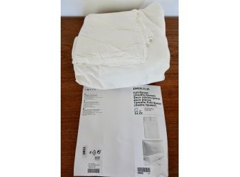 Never Used Ikea Angslilja Full/Queen Cotton Comforter Cover With 2 Shams