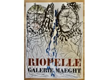 VIntage Galerie Maeght Exhibition Poster, Riopelle