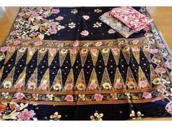 Indonesian Print Sarong And Fabric