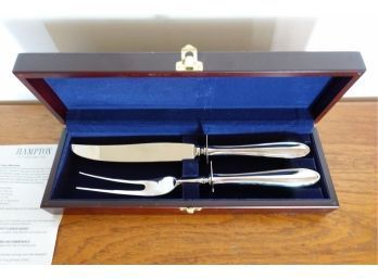 Hamilton Silversmiths Carving Set, Never Used