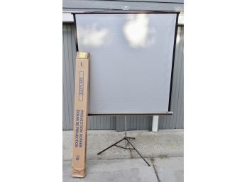 Vintage Da-lite Silver Pacer 50' X 50' Projection Screen