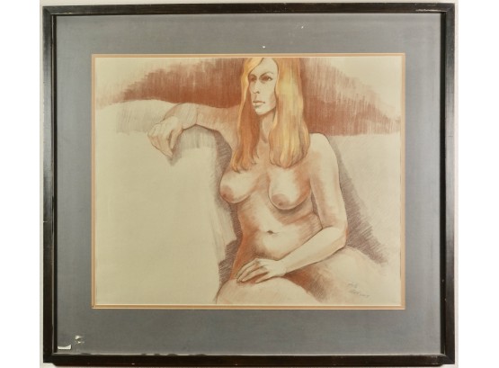 Nude In Pastels, 'Wanda', By Sibylla Mathews