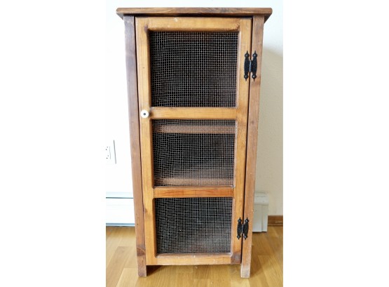 Vintage Small Pie Safe Cabinet