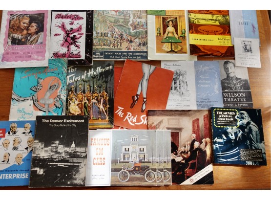 Vintage Ephemera Including Showbills, Magazines, Books, & More