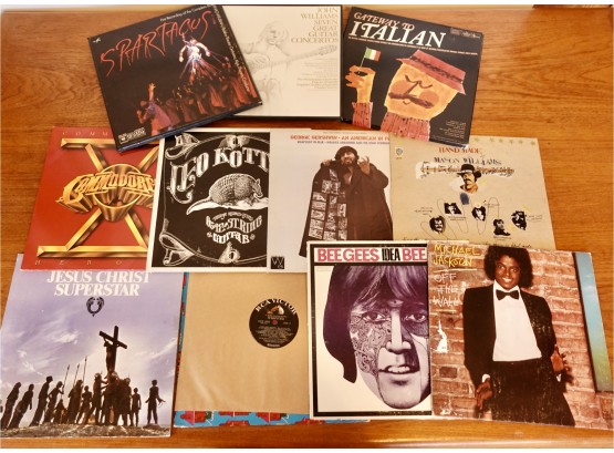 Assorted LP Records Including Michael Jackson And The Bee Gees