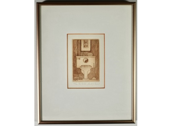 'The Toilets' Signed Print, 1979