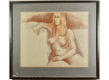 Nude In Pastels, 'Wanda', By Sibylla Mathews