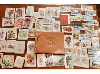 Large Collection Of Unused Greeting Cards And Photo Album