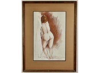 Framed Nude By Sibylla Mathews