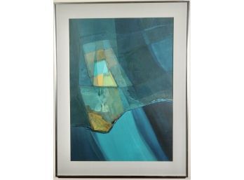 Gorgeous Abstract Framed Painting By Sibylla Mathews
