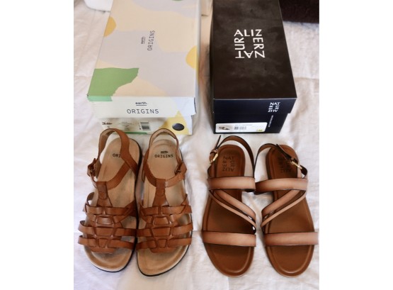 Sz 8 New Earth And Naturalizer Sandals
