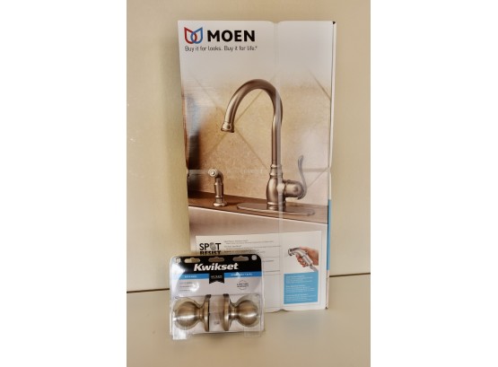 Moen Stainless Kitchen Faucet New In Box & More