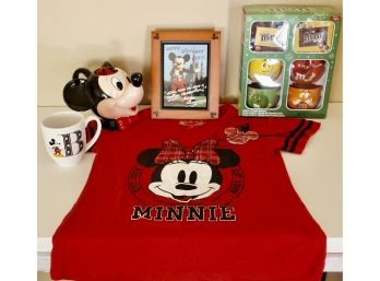 Mickey And Minnie Mouse Tshirt, Teapot, And More With M&M's Mugs