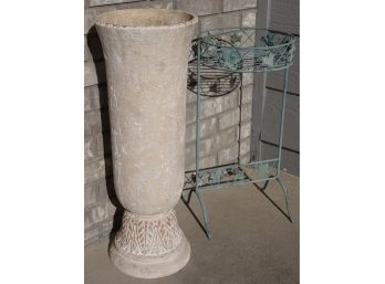 Urn And Plant Stand