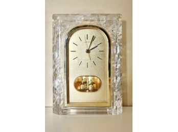 Vintage Seiko Glass Clock