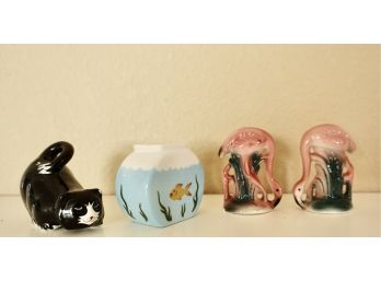 2 Pairs Of Whimsical Shaker Sets