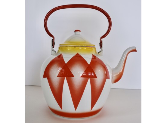 Middle Eastern Enamel Teapot