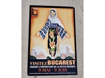 Vintage Bucarest Framed Poster