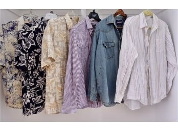 Men's Casual Shirts Including Linen Tommy Bahamas, Kenneth Cole, Polo, & More