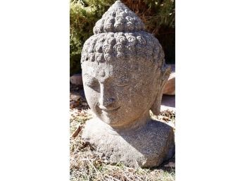 Gorgeous Large Heavy Stone Buddha Head