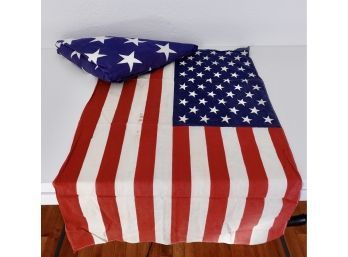 Folded American Flag And More