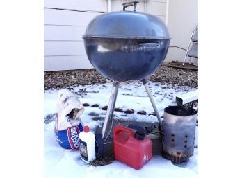 Charcoal Grill With Accessories
