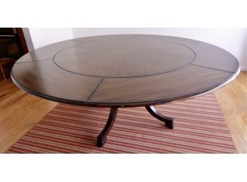 Large Round Dining Table With Leaves