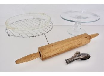 Baking Supplies And Cake Stand