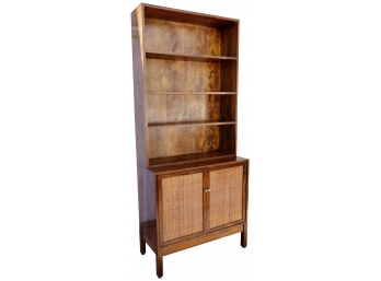 2 Piece Mid Century Cabinet With Shelving