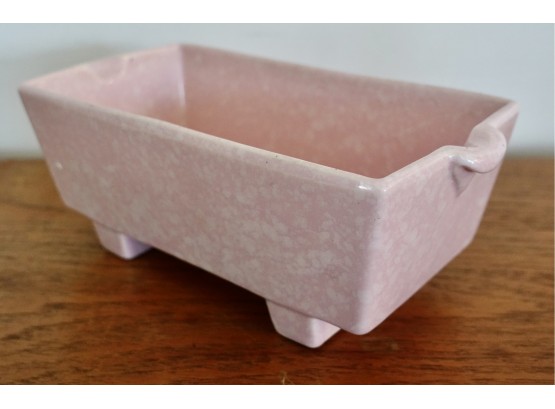 Sweet Mid Century Ceramic Planter In Pink