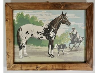 Fun Framed Vintage Paint By Number
