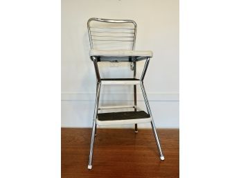 Vintage Cosco Stylaire Step Stool/chair With Flip Up Seat